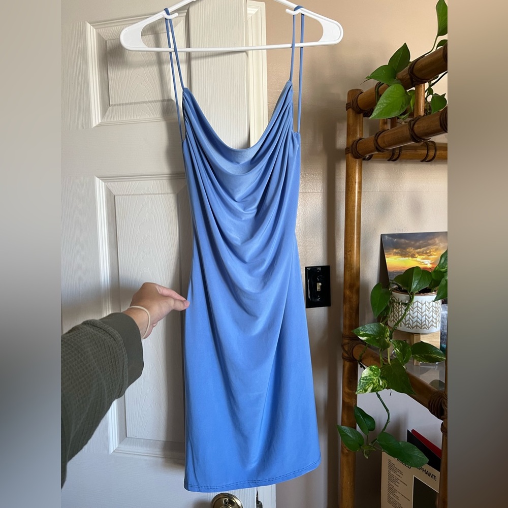 Saint 21 blue mini dress